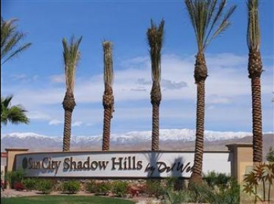 Sun City Shadow Hills in Indio Entrance